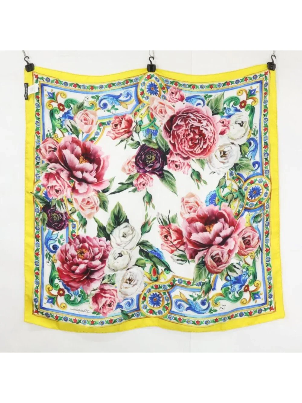 Dolce & Gabbana Flower Silk Scarf